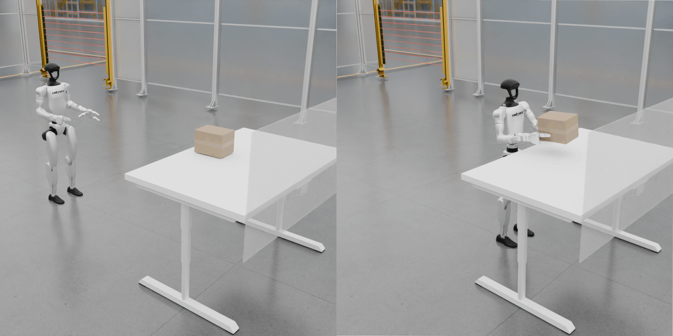 Box Lift task snapshots