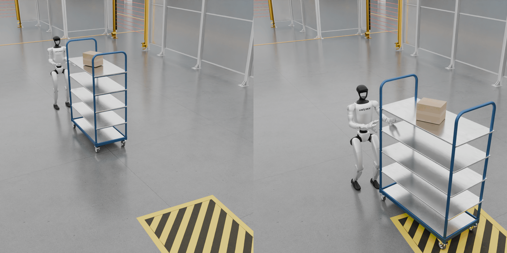 Push Shelf Forward task snapshots